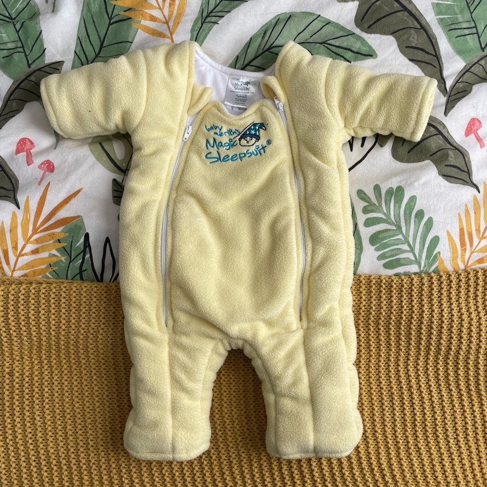 Gently used magic sleep suit size small